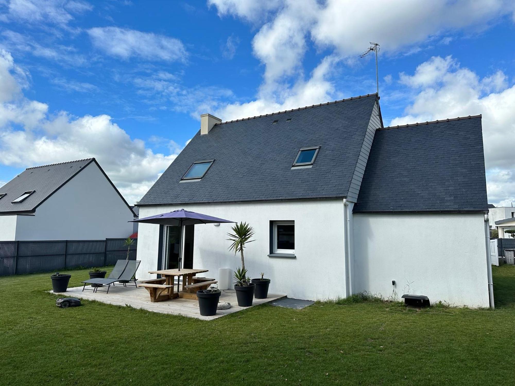 Jolie Maison De Vacances Concarneau Bagian luar foto